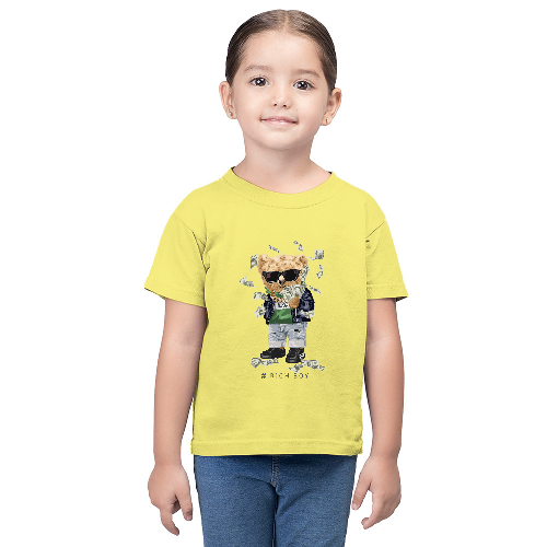 Дитяча футболка для дівчаток Ведмедик - Заможний