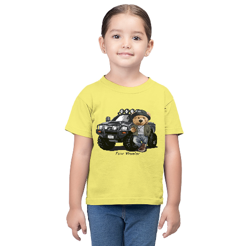 Дитяча футболка для дівчаток Ведмедик - Джипер