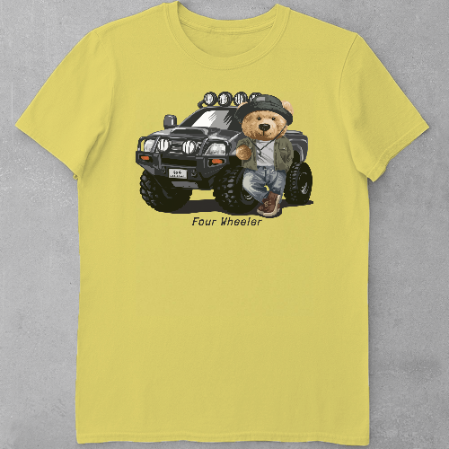 Дитяча футболка для дівчаток Ведмедик - Джипер