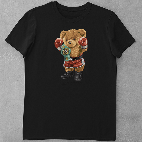 Дитяча футболка для дівчаток Ведмедик - Переможець