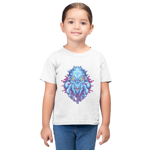 Дитяча футболка для дівчаток Шестиокий Восьминіг