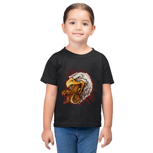 Дитяча футболка для дівчаток Орел та змія