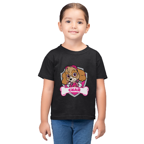 Дитяча футболка для дівчаток Щенячий патруль Скай