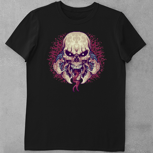 Дитяча футболка для дівчаток Alien Skull