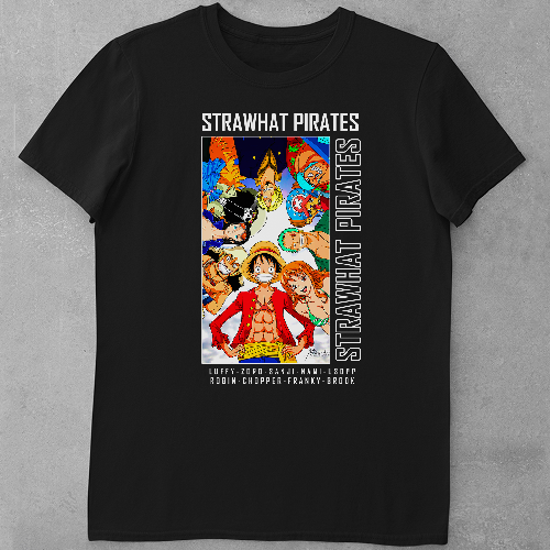 Дитяча футболка для дівчаток One Piece STRAWHAT PIRATES