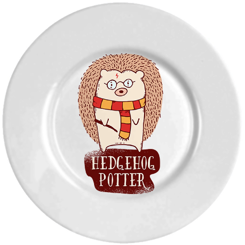 Тарелка с рисунком hedgehog pottet