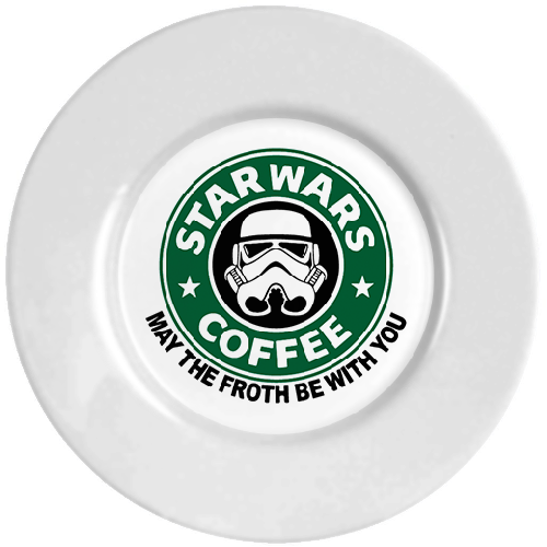 Тарелка с рисунком Star Wars Coffee