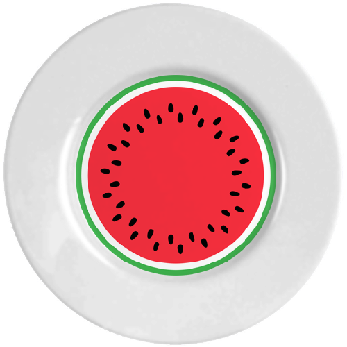 Тарелка с рисунком Watermelon