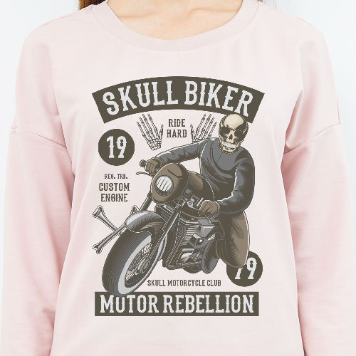 Свитшот Skull Biker