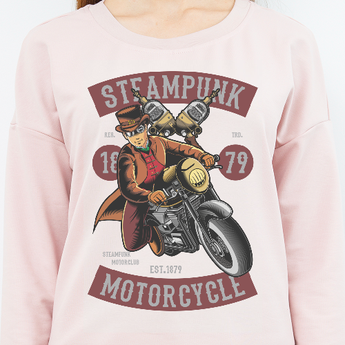 Свитшот Steampunk Motorcycle