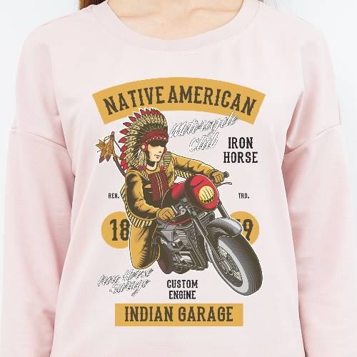 Свитшот Native American Biker