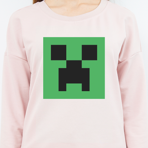 Свитшот Minecraft Creeper Face