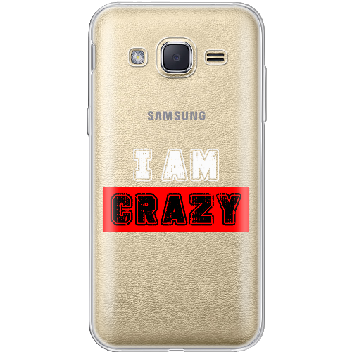 Чехол BoxFace Samsung J200H Galaxy J2 I'm Crazy