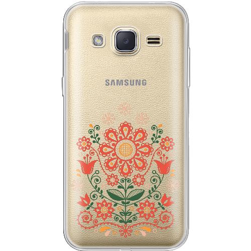 Чехол BoxFace Samsung J200H Galaxy J2 Ukrainian Ornament