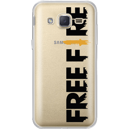 Чехол BoxFace Samsung J200H Galaxy J2 Черный Free Fire