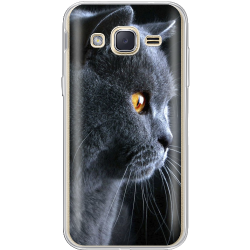 Чехол BoxFace Samsung J200H Galaxy J2 English cat