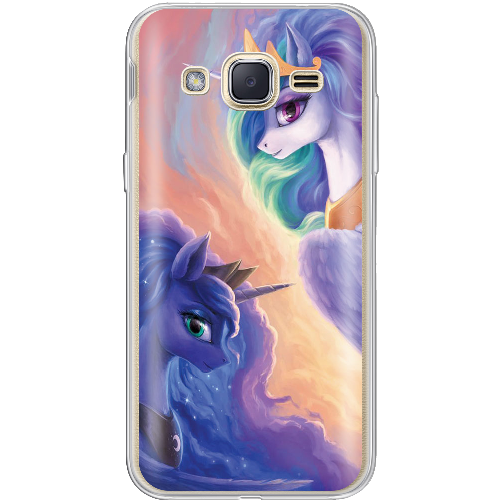 Чехол BoxFace Samsung J200H Galaxy J2 My Little Pony Rarity Princess Luna