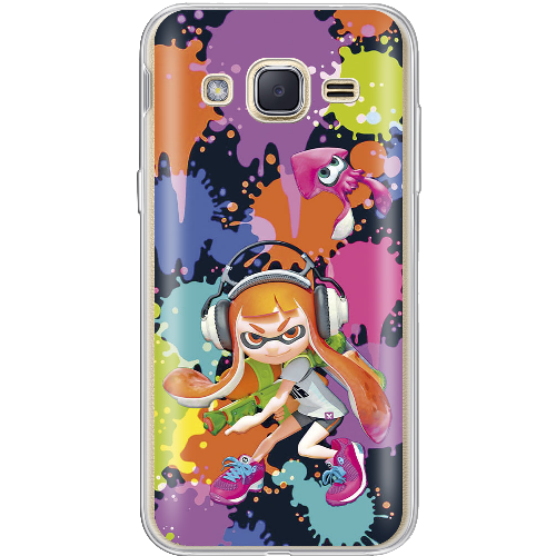 Чехол BoxFace Samsung J200H Galaxy J2 Splatoon Inklings