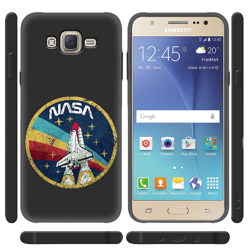 Чехол BoxFace Samsung J700H Galaxy J7 Space Shuttle NASA