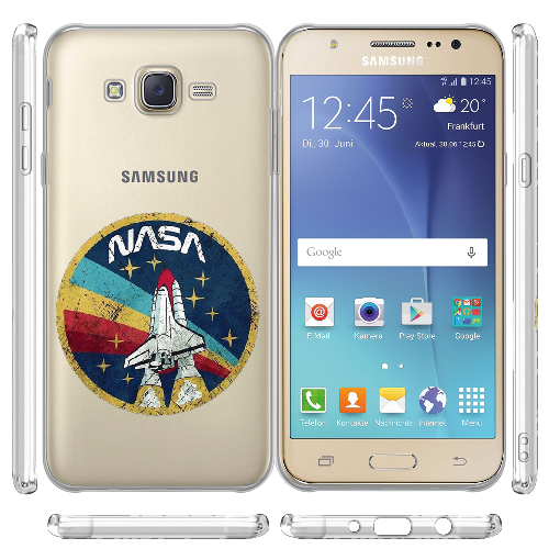 Чехол BoxFace Samsung J700H Galaxy J7 Space Shuttle NASA