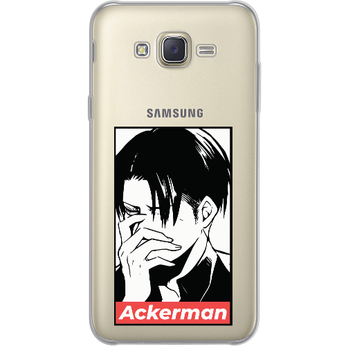 Чехол BoxFace Samsung J700H Galaxy J7 Attack On Titan - Ackerman