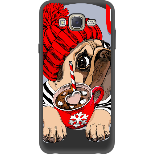 Чехол BoxFace Samsung J700H Galaxy J7 Winter Puggy