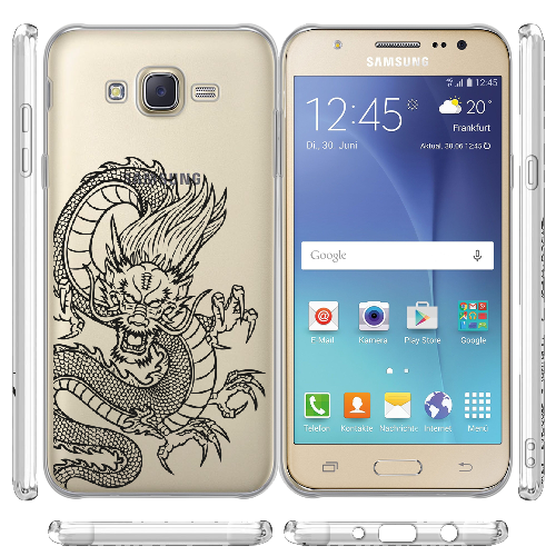 Чехол BoxFace Samsung J700H Galaxy J7 Китайский Дракон