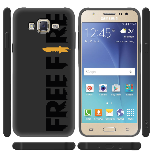 Чехол BoxFace Samsung J700H Galaxy J7 Черный Free Fire