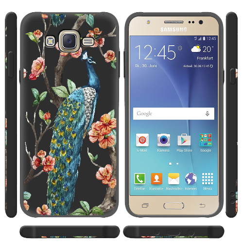 Чехол BoxFace Samsung J700H Galaxy J7 Noble Peacock