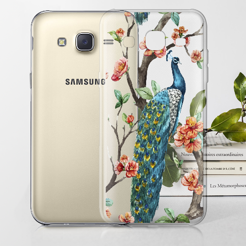 Чехол BoxFace Samsung J700H Galaxy J7 Noble Peacock