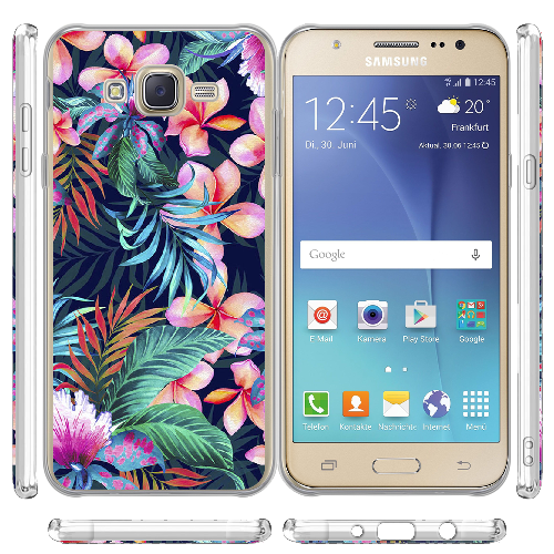 Чехол BoxFace Samsung J700H Galaxy J7 flowers in the tropics