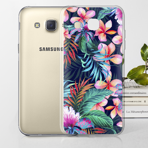 Чехол BoxFace Samsung J700H Galaxy J7 flowers in the tropics