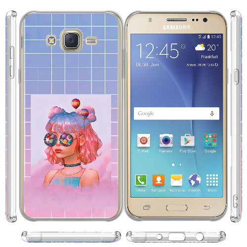 Чехол BoxFace Samsung J700H Galaxy J7 Girl in the Clouds