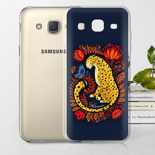 Чехол BoxFace Samsung J700H Galaxy J7 Petrykivka Leopard