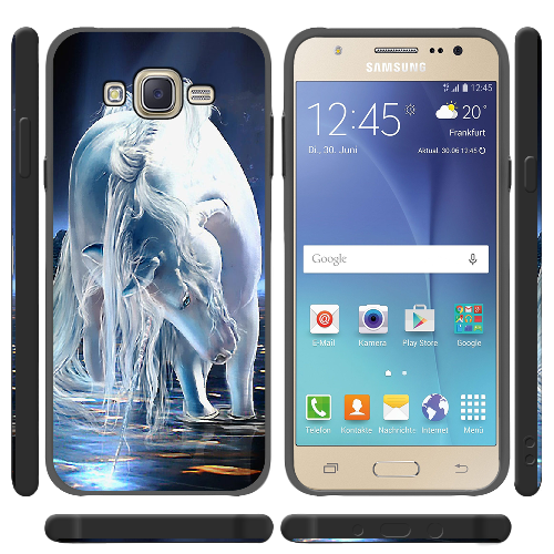 Чехол BoxFace Samsung J700H Galaxy J7 White Horse