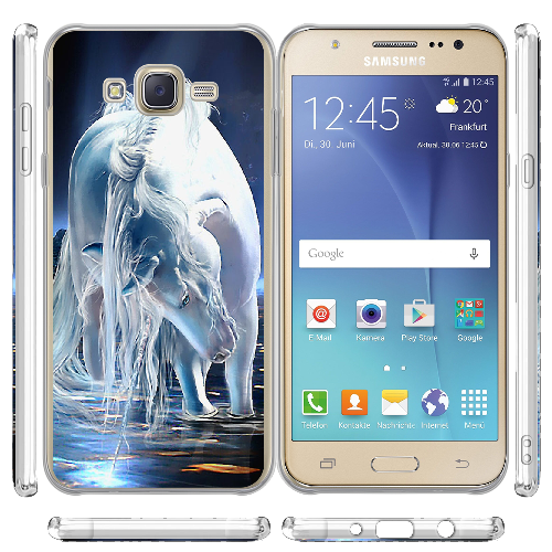 Чехол BoxFace Samsung J700H Galaxy J7 White Horse