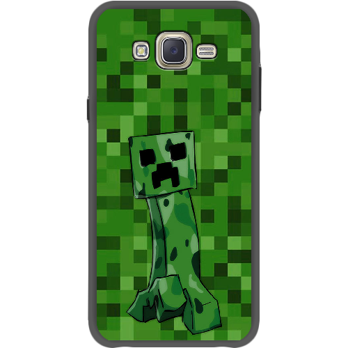 Чехол BoxFace Samsung J700H Galaxy J7 Minecraft Creeper