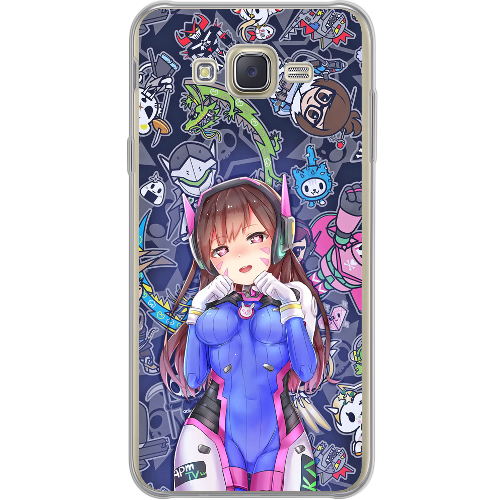 Чехол BoxFace Samsung J700H Galaxy J7 Overwatch D.VA