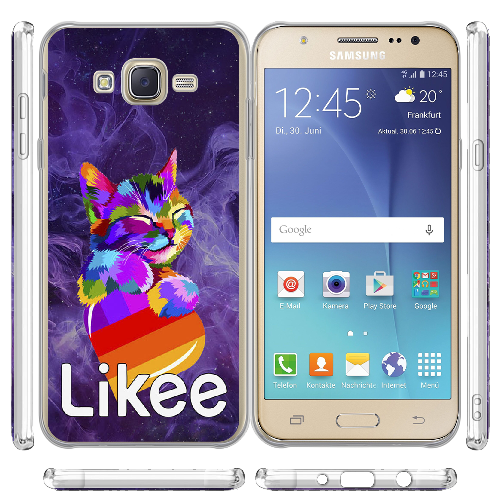 Чехол BoxFace Samsung J700H Galaxy J7 Котик Likee