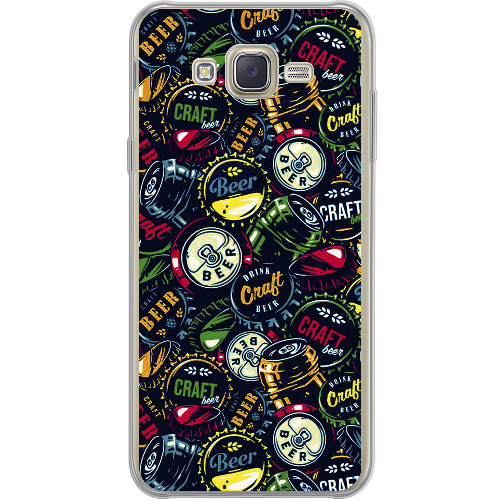 Чехол BoxFace Samsung J700H Galaxy J7 Bottle Caps