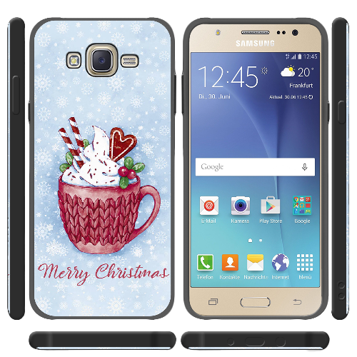 Чехол BoxFace Samsung J700H Galaxy J7 Рождественское Какао