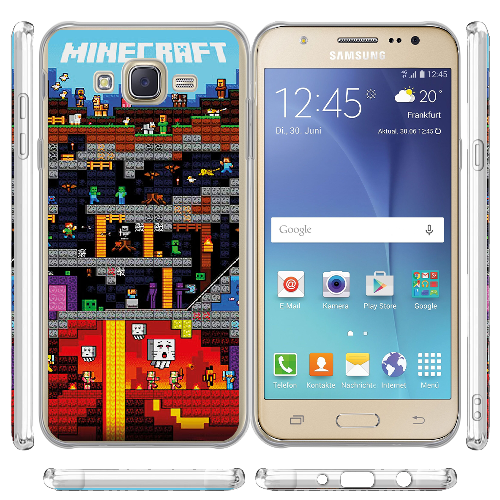 Чехол BoxFace Samsung J700H Galaxy J7 Minecraft Lode Runner