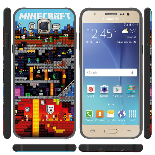 Чехол BoxFace Samsung J700H Galaxy J7 Minecraft Lode Runner