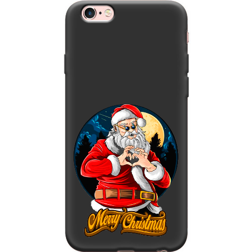 Чехол Boxface iPhone 6 Cool Santa and heart