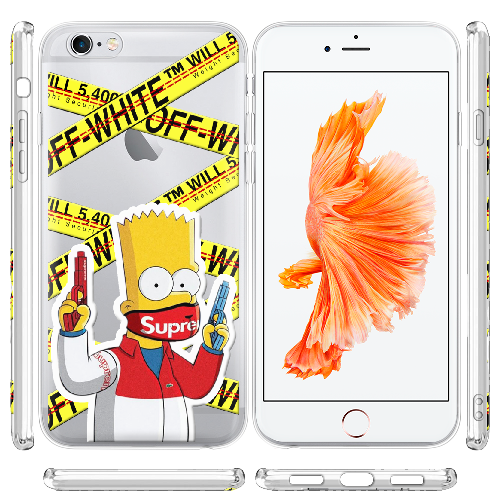 Чехол Boxface iPhone 6 White Bart