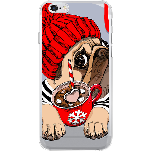 Чехол Boxface iPhone 6 Winter Puggy