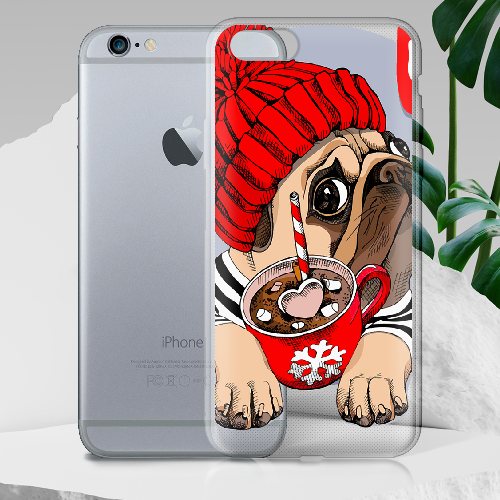 Чехол Boxface iPhone 6 Winter Puggy