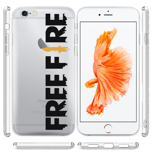 Чехол Boxface iPhone 6 Черный Free Fire