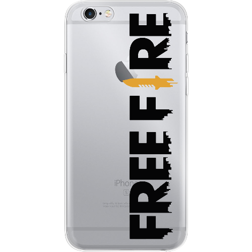 Чехол Boxface iPhone 6 Черный Free Fire