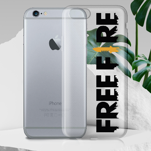 Чехол Boxface iPhone 6 Черный Free Fire